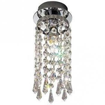 Lámpara de Techo Charleston Kolarz - Cristal, 24 cm, Diseño Moderno, Cromo Pulido, 1x G9