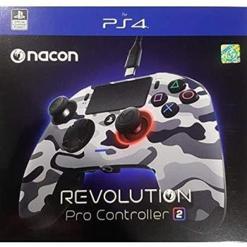 Nacon Revolution Pro Controller - Mando alámbrico, color gris camuflaje