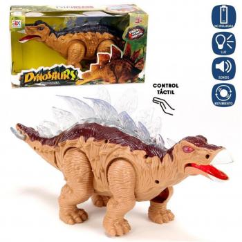 Dinosaurio Estegosaurio Andante con Luces, Sonidos y Movimientos - Juguete Infantil