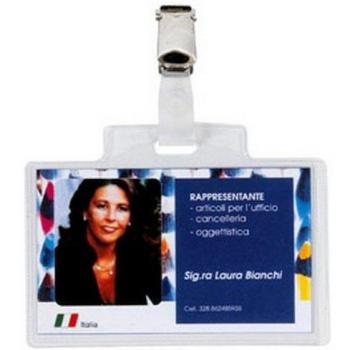 SEI ROTA 100 portanombre pass 3e 9,5 x 6 cm con clip de metal