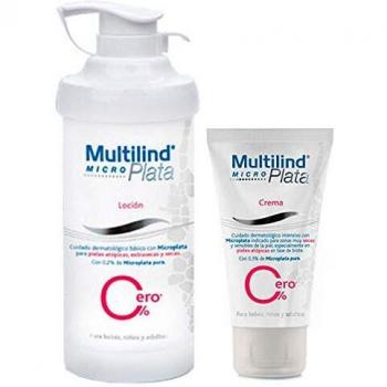 Multilind PACK Micro Plata Loción Piel Muy Seca y Atópica, 500ml+Crema Piel Muy Seca y Atópica, 75ml