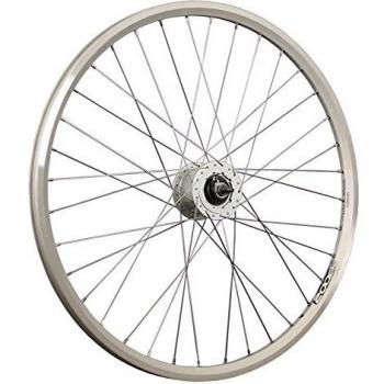 Rueda delantera de bicicleta 26 pulgadas ZAC2000 con dinamo Shimano DH-C6000-3R plateada