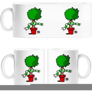 Diver Tazas Taza Viva er Beti Bético verdiblanco Natural - Cerámica