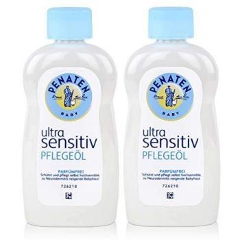 Aceite Corporal Ultra Sensitivo Penaten para Bebés 200 ml - Sin Perfume