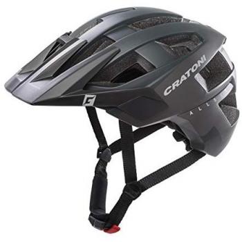 Cratoni Niños allset Bicicleta Casco, Primavera/Verano, Infantil, Color Negro Mate, tamaño M-L