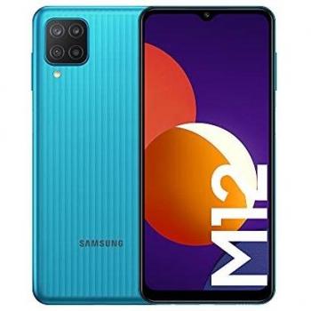 Samsung Smartphone Galaxy M12 con Pantalla Infinity-V TFT LCD de 6,5 Pulgadas, 4 GB de RAM y 64 GB de Memoria Interna Ampliable, Batería de 5000 mAh y Carga rápida Verde