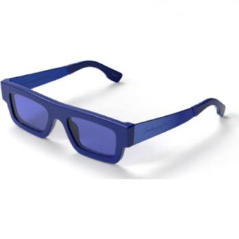 Retrosuperfuture Yyx Colpo Francis Sunglasses, Unisex, Square, Blue, Size: ONE SIZE