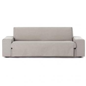 Funda de Sofá Valeria Gris Claro 2 Plazas 100 x 110 x 115 cm Protector Fácil Fabricación Nacional