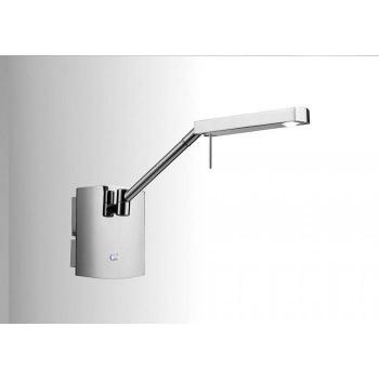 Aplique de pared Phuket 1 bombilla 7W LED 3000K, 600lm, cromo pulido