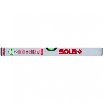 Sola AV - Nivel de Aluminio de 30 cm con 2 Burbujas de Precisión Focus, Gris