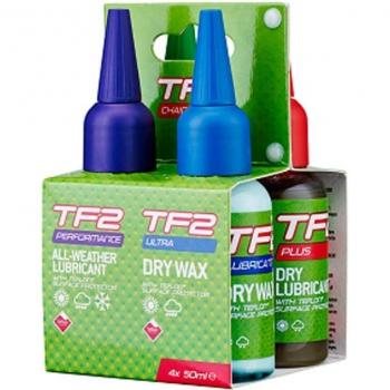 TF2 – Lubricante para Cadenas Multipack Set, Multicolor, 4 x 50 ml