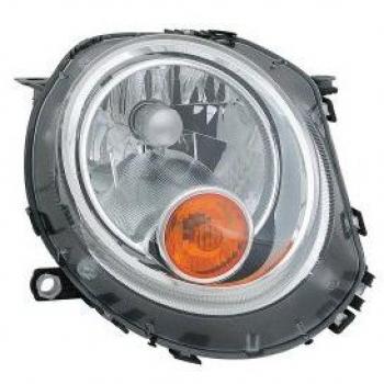 Faro Delantero H4 Amarillo Izquierdo VAN WEZEL 0506961M para MINI (3/5 puertas, Clubman, Cabriolet)