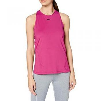 NIKE W NP Tank All Over Mesh Camiseta sin Mangas, Mujer, Active Fuchsia/