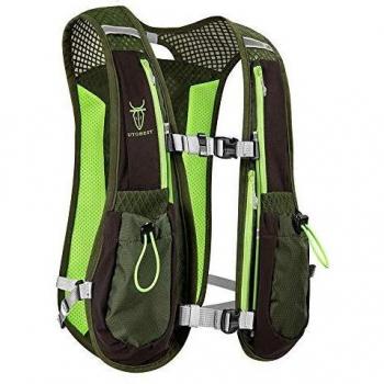 Mochila Hidratación Running Mochila Ligera 6L Impermeable y Transpirable para Viajes, Senderismo, Camping，Correr，Caminar，Escalada， Actividades al Aire Libre, para vejiga de agua de 1.5L/ 2L, AONIJIE885