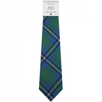 Mens All Wool Tie Woven Scotland - Irvine Ancient Tartan