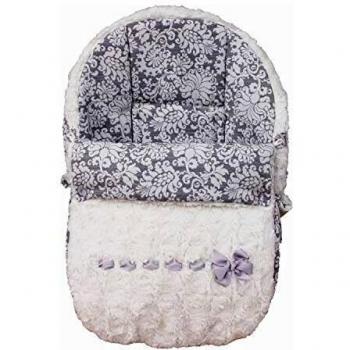 Saco de capazo Grupo 0 Rosy, Fabricado en Pelo y Jacquard Gris