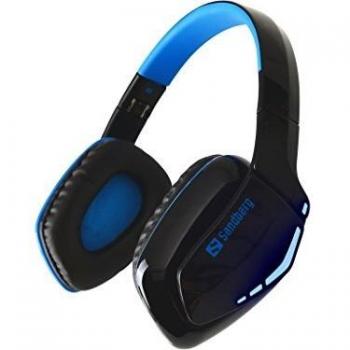 Sandberg Blue Storm - Auriculares inalámbricos, Negro/Azul