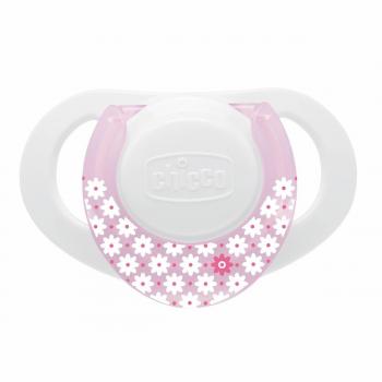 Chupete de silicona Chicco® anatómico fisiológico 0 M+ rosa