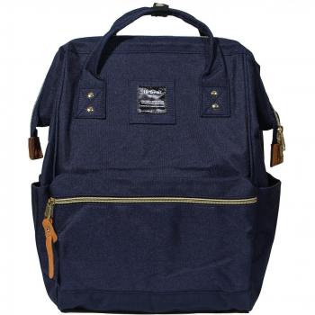 Mochila para portátil Himawari Estilo Mochila Escolar Retro de poliéster Apta para portátiles de 13 Pulgadas