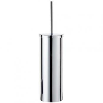 Haceka Kosmos Chrome Escobillero W.C. + Soporte para Colgar, Metal, Gris, 9.3x37.4x10.8 cm