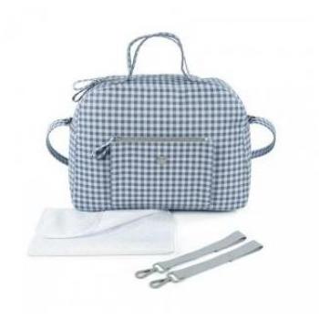 Bolsa Canastilla Pasito a Pasito Together Azul/Gris