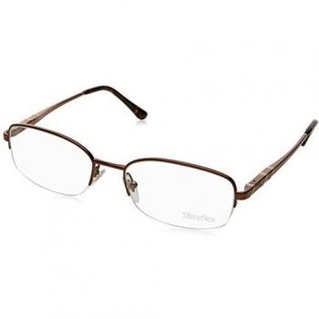 Sferoflex SF2579 472 Women’s Eyeglasses Brown Size 51 - Blue Light Block Available (Frame Only)