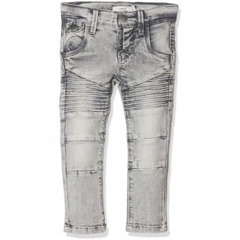NAME IT Nkmtheo Dnmthue 4001 Pant Noos, Jeans para Bebés, Gris