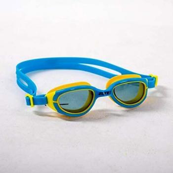 Gafas de natación Aqua Hero Junior Azul con lentes transparentes, diseño infantil, zona3, color azul y amarillo