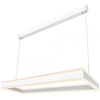 Luminaria colgante LEDBOX CUBE UP 96W, 800x400mm, regulable en temperatura de color (CCT) y blanco dual