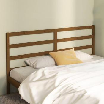 Cabecero para cama ámbar 186x4x100 cm madera maciza de pino