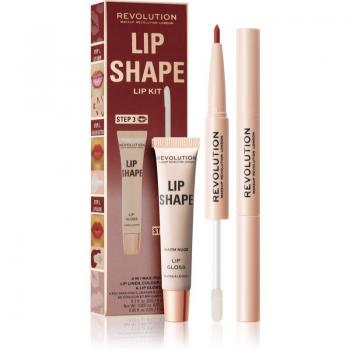Makeup Revolution Lip Shape Kit - Lip Set, Shade Warm Nude, 1 pc