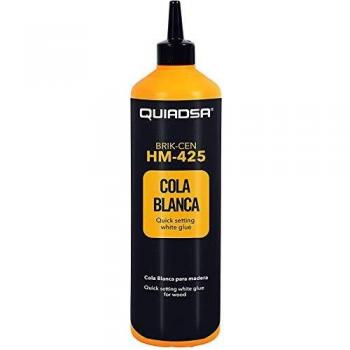 Quiadsa 8425608307153 Cola Blanca para madera, Negro, 100 gr