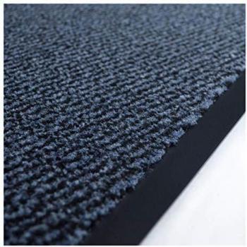 Alfombra de entrada anti-salpicaduras azul 80 x 120 cm