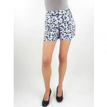 Pepe Jeans Short pantalones cortos para ULA Blanco Azul Botones de seda) Blanco blanco