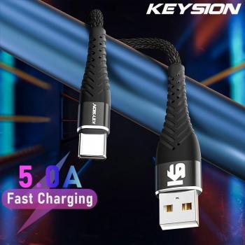 Cable de carga rápida USB Tipo C 5A 2m para Android - Compatible con Samsung A53 y Xiaomi 11T