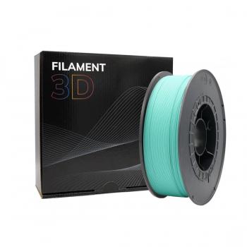 Filamento 3D PLA - Diámetro 1.75mm - Bobina 1kg - Verde Pastel / Turquesa / Colores Variados