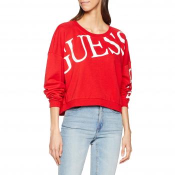 Guess Tatiana Fleece, suéter para Mujer, Rojo