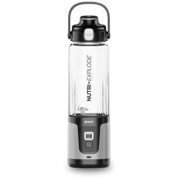 Batidora Portátil Recargable Nutri Explode 750 ml, Sin BPA, 6 Cuchillas de Acero Inoxidable, Bloqueo de Seguridad y Autonomía Extendida