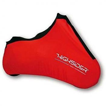 HIGHSIDER Funda de Moto para Interiores, Lona de interior, Spandex, Talla S, Color Rojo