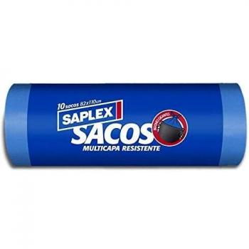 Saplex M70743 - Saco r10 fuerte cierre facil 80x110 resis 10 u