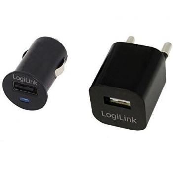 Logilink PA0076 Adaptador e inversor de Corriente Auto/Interior Negro - Fuente de alimentación