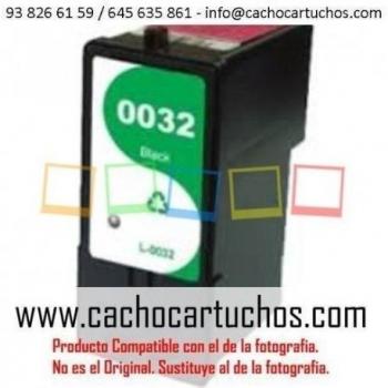 Cartucho de tinta remanufacturado Lexmark 18C0032 32 n NEGRO R