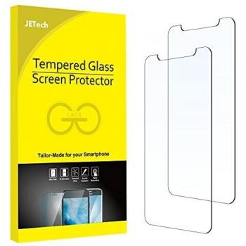 JETech Protector de Pantalla Compatible iPhone 11 Pro, iPhone XS y iPhone X 5,8, Cristal Vidrio Templado, 2 Unidades