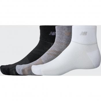 Pack de 3 pares de calcetines New Balance Repreve Ankle verde, rojo y azul (talla S)