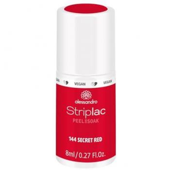 Alessandro Striplac Peel or Soak Vegan Nail Polish 8ml - Fiery Red, Vegan, Peel or Soak formula