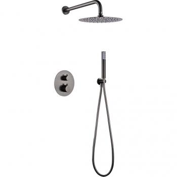 Conjunto de ducha termostático empotrado Monza Imex GTM039/BGM