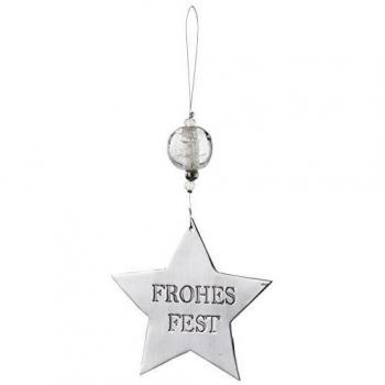 Invierno Aire Espejo Ornamente Frohes Fest 9 x 20 cm
