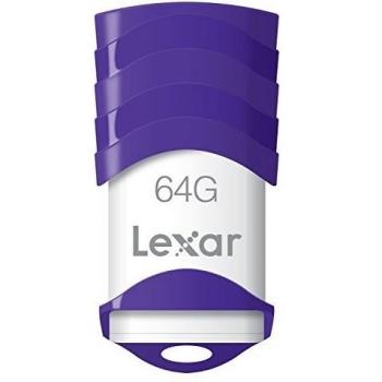 Lexar JumpDrive V30 - Memoria USB 2.0 de 64 GB, morado