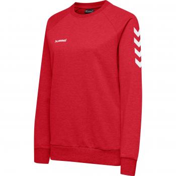 Sudadera Hummel hmlGO Cotton para Mujer, Color Rojo, Talla Small