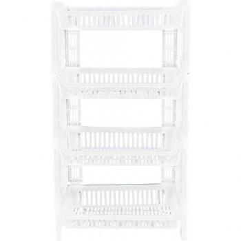 Organizador de Frutas con 4 Estantes para Ahorrar Espacio y Mantener la Cocina Ordenada